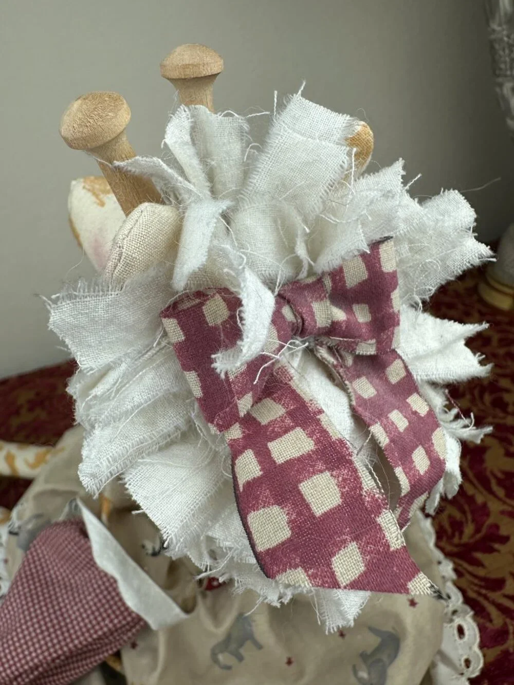 VTG Hand sewn Ginny Giraffe from Daisy Kingdom Stitch n Stuff Doll Kit ADORABLE